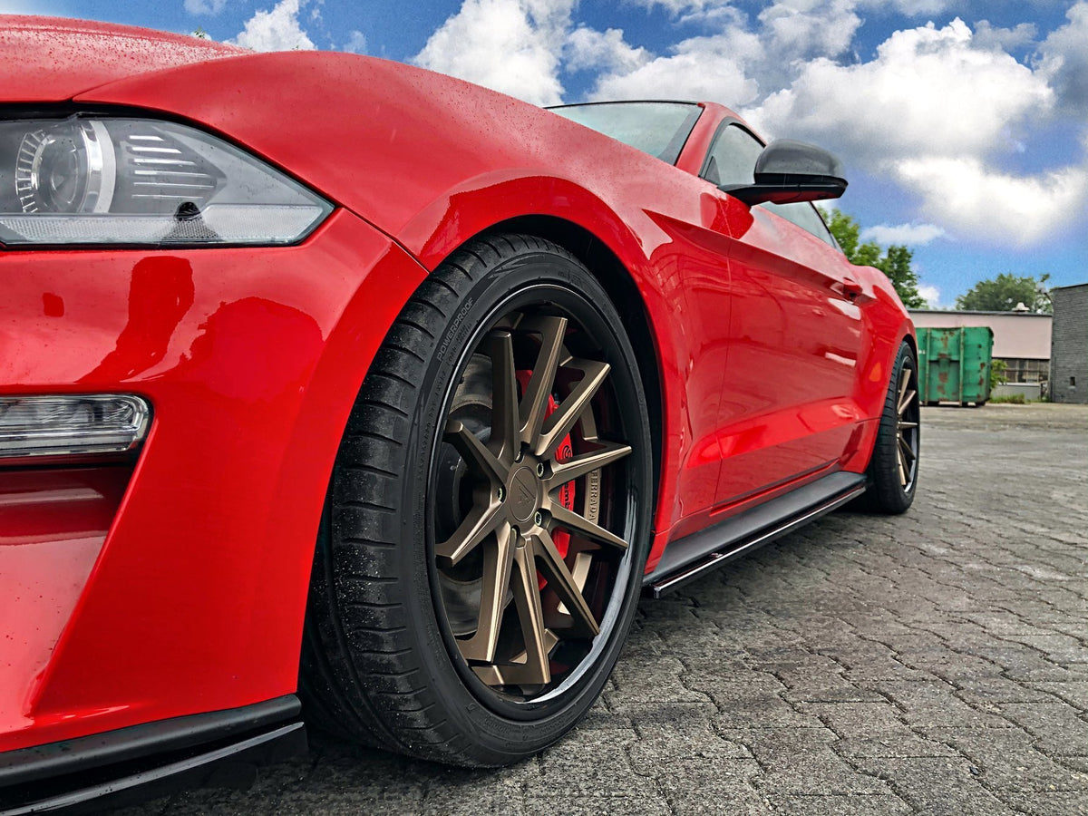 Side Skirts Diffusers suitable for Ford Mustang Mk. 6 Facelift