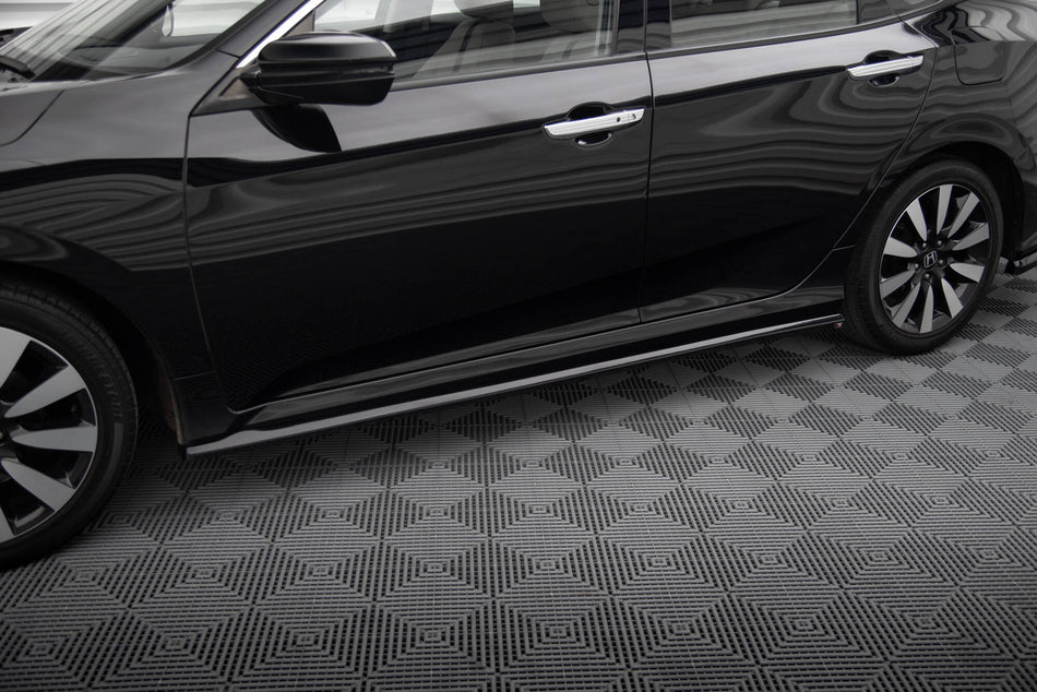 Side Skirts Diffusers suitable for Honda Civic Sedan Mk10 / Mk10 Facelift