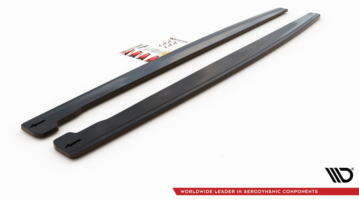 Side Skirts Diffusers suitable for Jaguar XJ R-Sport X351 Facelift