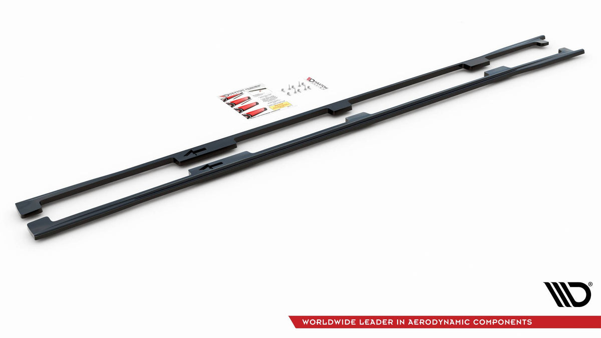 Side Skirts Diffusers suitable for Lexus LS Long Wheelbase Mk4 Facelift