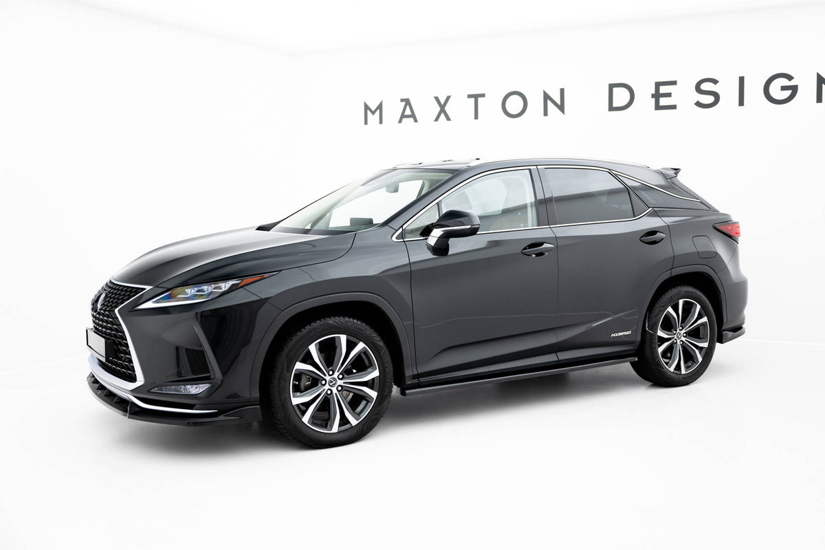 Side Skirts Diffusers suitable for Lexus RX Mk4 Facelift (version without OEM step rails)