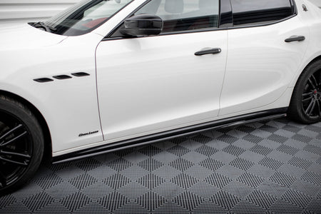 Side Skirts Diffusers suitable for Maserati Ghibli Mk3 Facelift