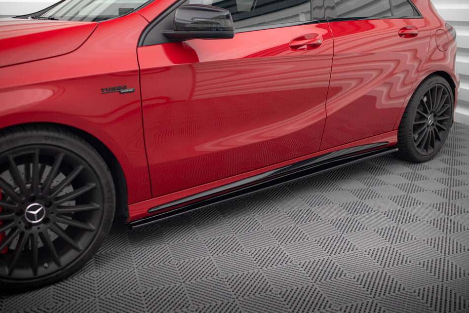 Side Skirts Diffusers suitable for Mercedes A W176/ CLA 117 AMG/ CLA 117 AMG LINE Facelift