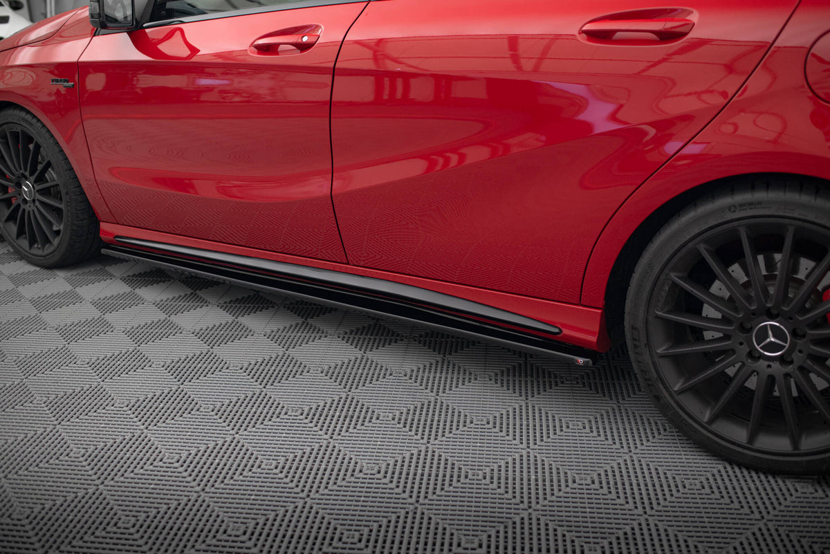 Side Skirts Diffusers suitable for Mercedes A W176/ CLA 117 AMG/ CLA 117 AMG LINE Facelift