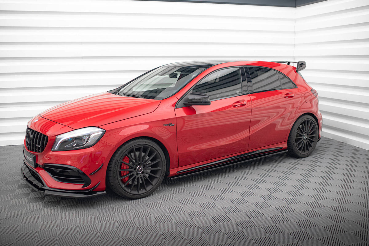 Side Skirts Diffusers suitable for Mercedes A W176/ CLA 117 AMG/ CLA 117 AMG LINE Facelift