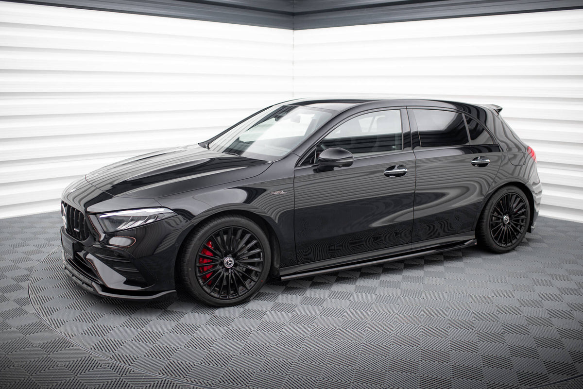 Side Skirts Diffusers suitable for Mercedes-AMG A35 / A AMG-Line W177 Facelift