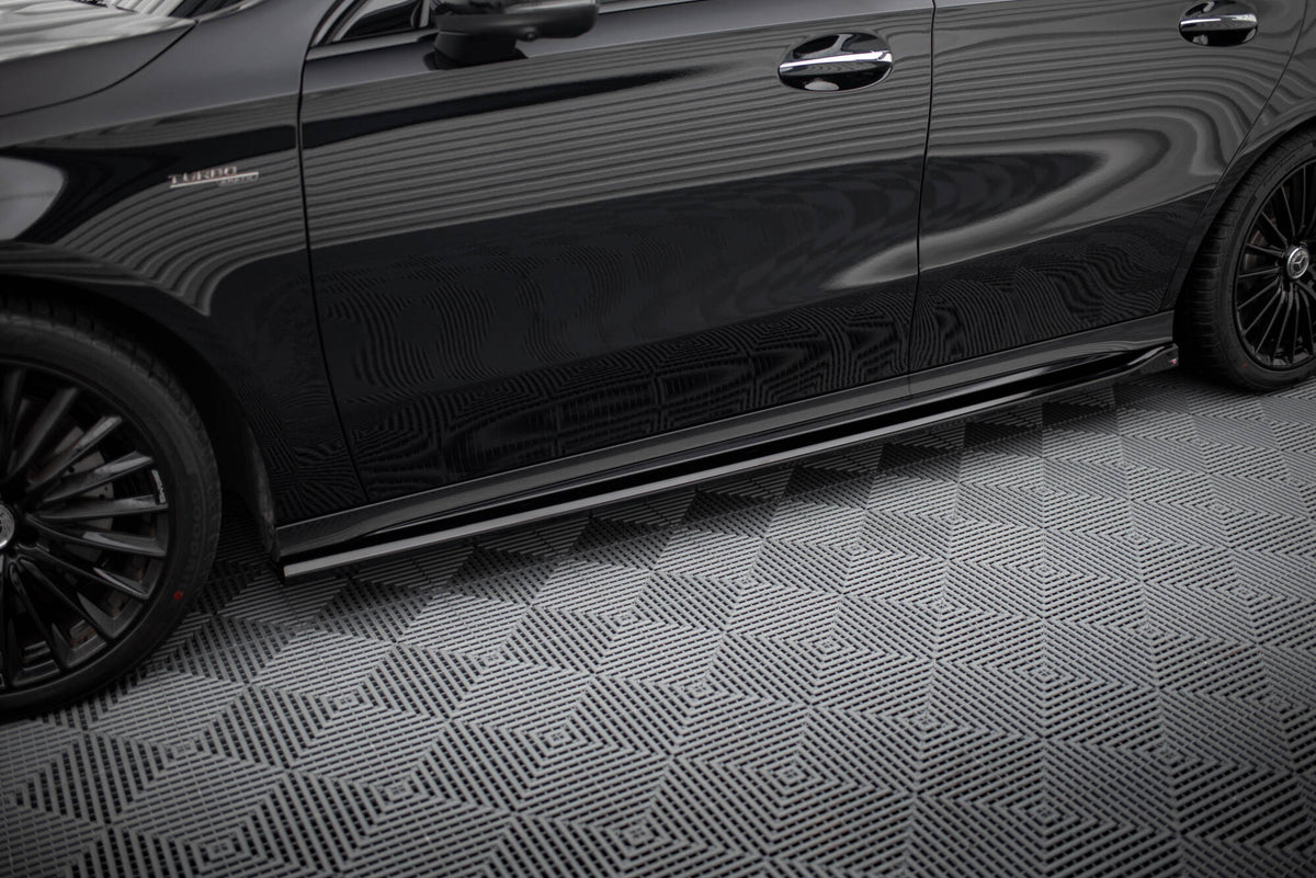 Side Skirts Diffusers suitable for Mercedes-AMG A35 / A AMG-Line W177 Facelift
