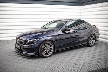 Side Skirts Diffusers suitable for Mercedes-AMG C 43 / AMG-Line W205