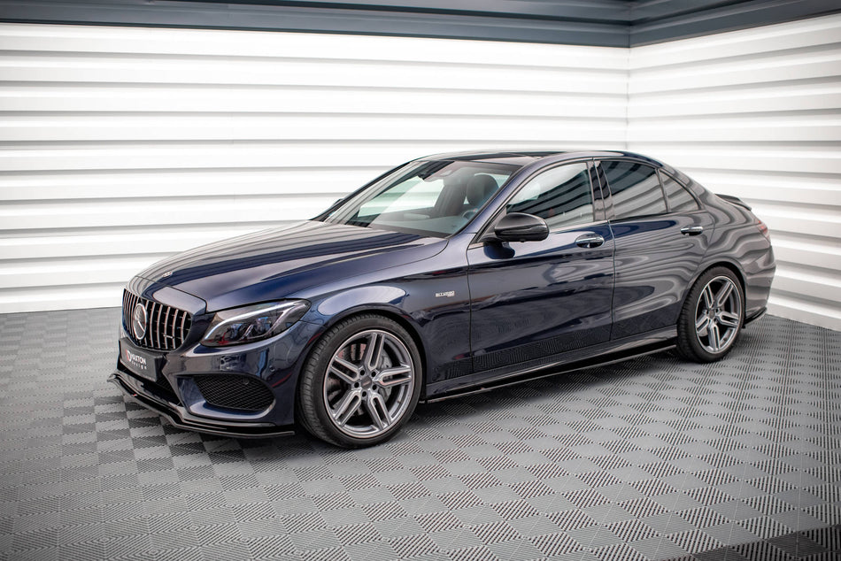Side Skirts Diffusers suitable for Mercedes-AMG C 43 / AMG-Line W205