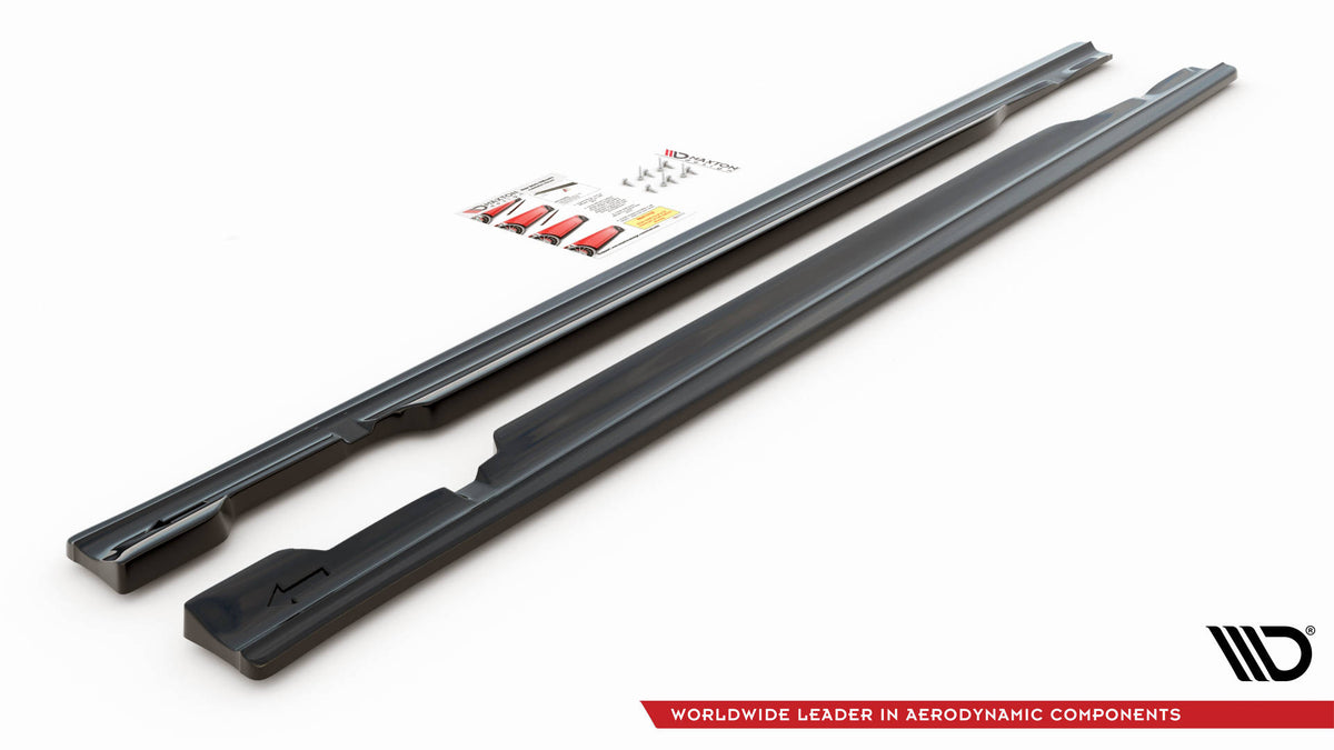 Side Skirts Diffusers suitable for Mercedes-AMG C 43 / AMG-Line W205