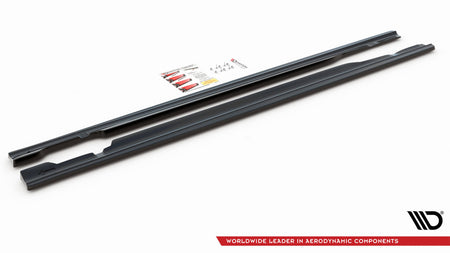 Side Skirts Diffusers suitable for Mercedes-AMG C 43 / AMG-Line W205