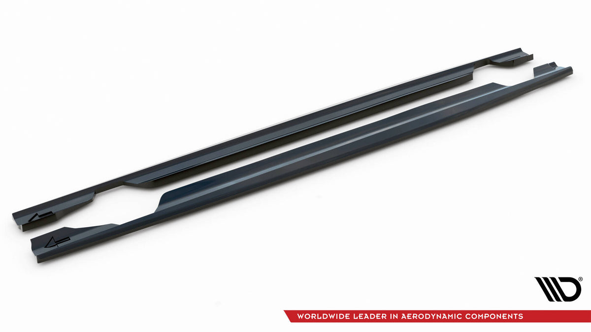 Side Skirts Diffusers suitable for Mercedes-AMG C43 Coupe / Cabrio C205 Facelift / A205 Facelift