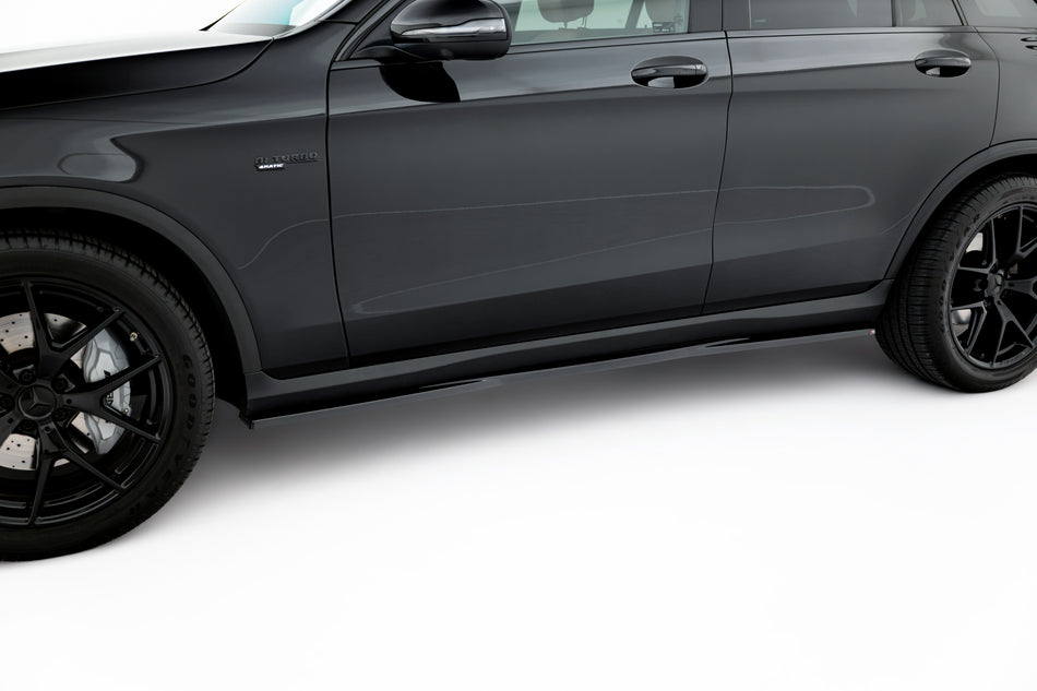 Side Skirts Diffusers suitable for Mercedes-AMG GLC 43 / AMG-Line SUV X253 Facelift