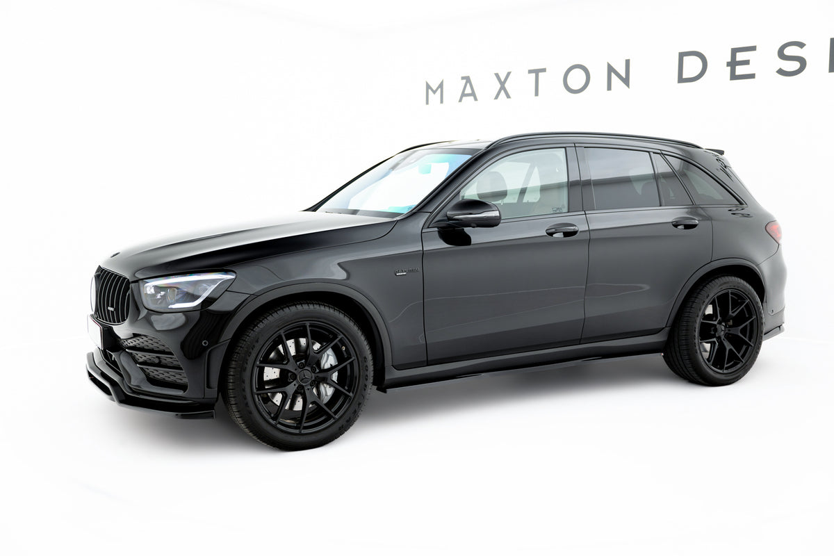 Side Skirts Diffusers suitable for Mercedes-AMG GLC 43 / AMG-Line SUV X253 Facelift