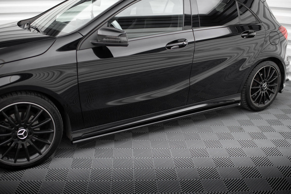 Side Skirts Diffusers suitable for Mercedes-Benz A AMG-Line W176 Facelif