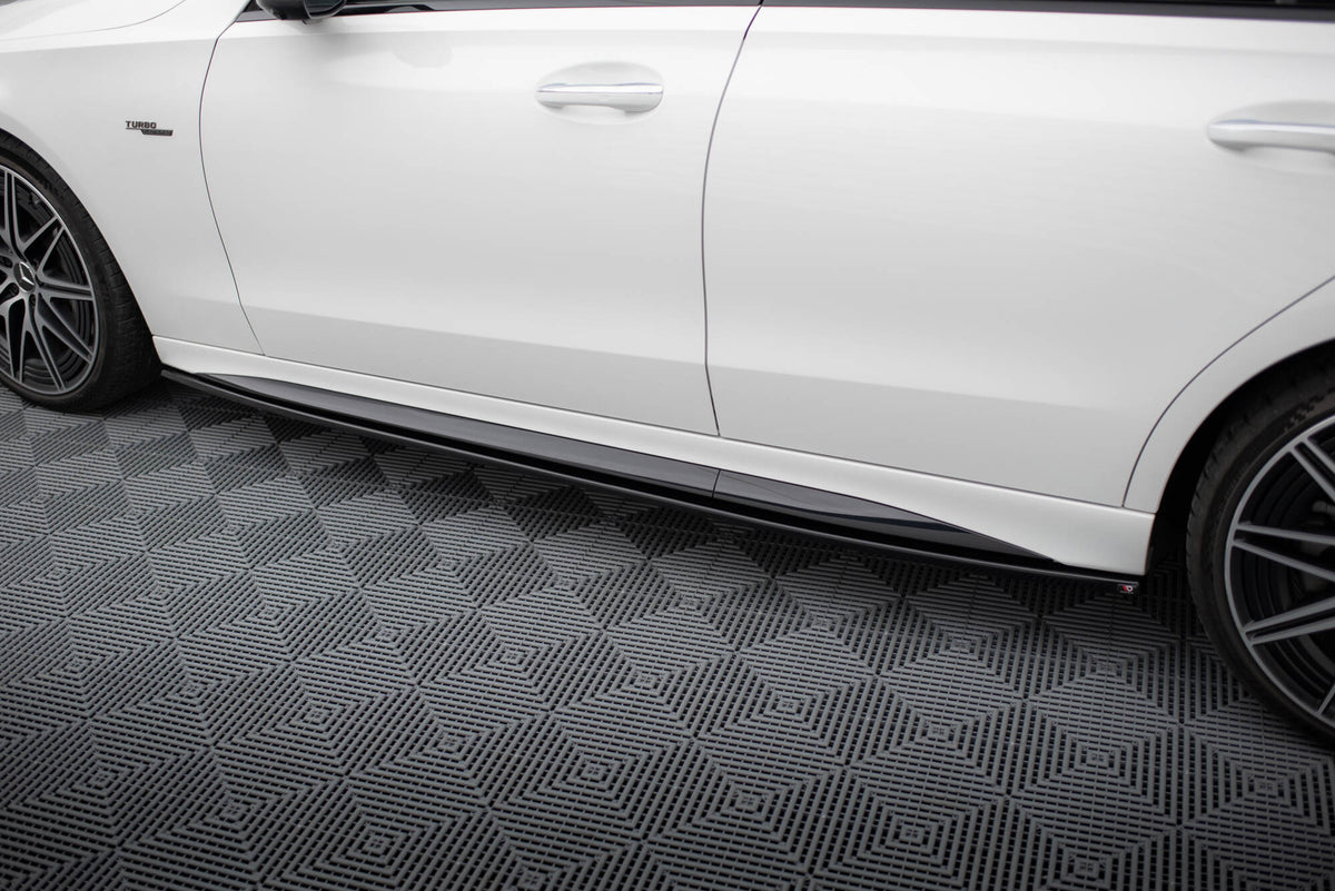 Side Skirts Diffusers suitable for Mercedes-Benz C AMG-Line / 43 AMG W206