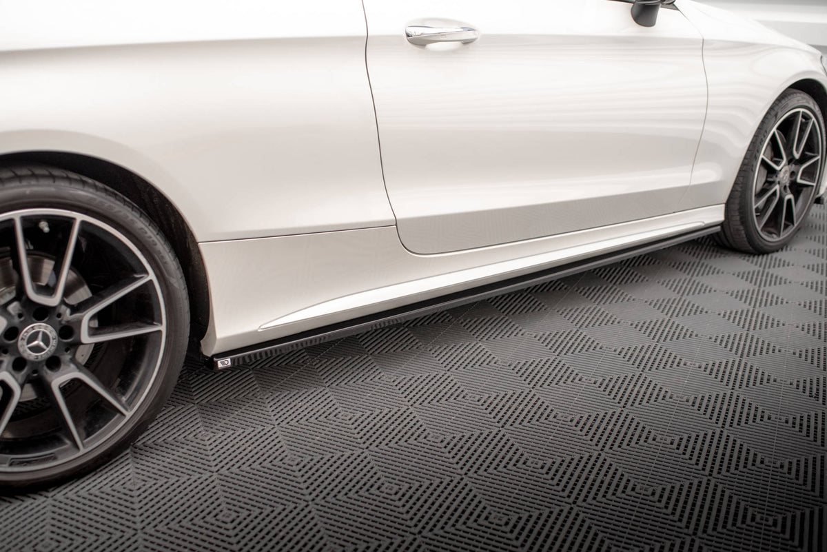 Side Skirts Diffusers suitable for Mercedes-Benz C Coupe AMG-Line C205 Facelift
