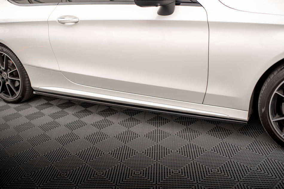 Side Skirts Diffusers suitable for Mercedes-Benz C Coupe AMG-Line C205 Facelift