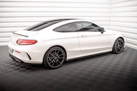 Side Skirts Diffusers suitable for Mercedes-Benz C Coupe AMG-Line C205 Facelift