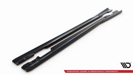 Side Skirts Diffusers suitable for Mercedes-Benz C Coupe / Sedan / Estate  AMG-Line C204 / W204 Facelift / S204 Facelift