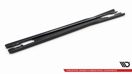 Side Skirts Diffusers suitable for Mercedes-Benz C Coupe / Sedan / Estate  AMG-Line C204 / W204 Facelift / S204 Facelift