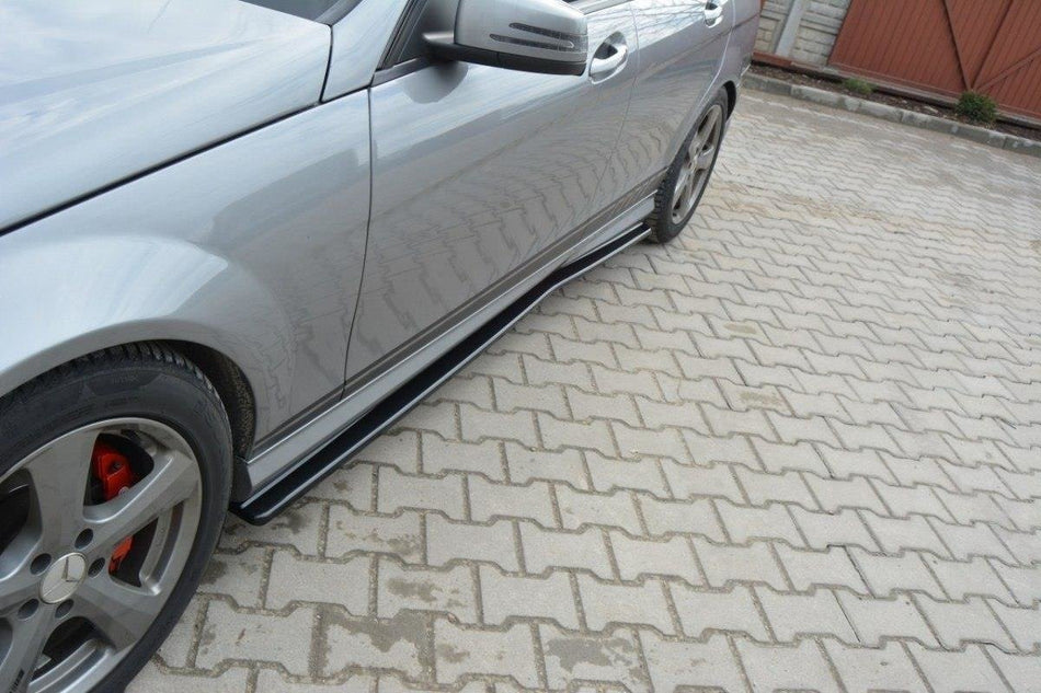 Side Skirts Diffusers suitable for Mercedes-Benz C Sedan / Estate AMG-Line W204 / S204