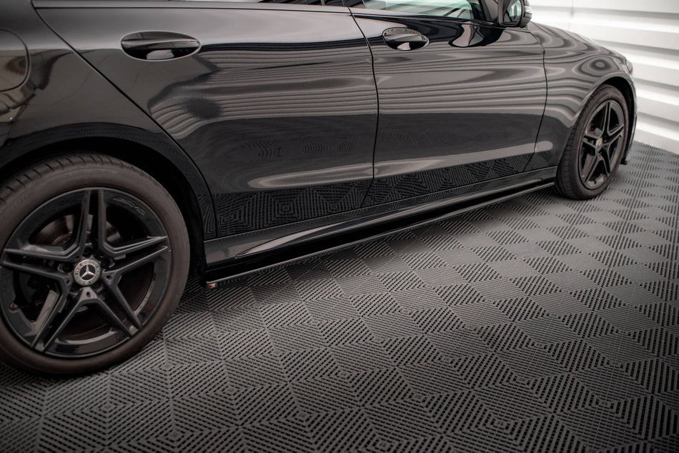 Side Skirts Diffusers suitable for Mercedes-Benz C43 / C AMG-Line Sedan / Estate W205 / S205 Facelift