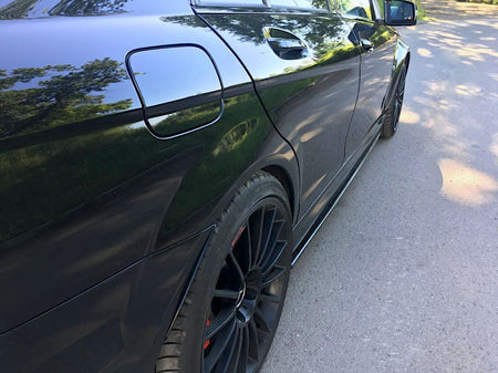 Side Skirts Diffusers  suitable for Mercedes-Benz C63 AMG Sedan / Estate W204 Facelift / S204 Facelift