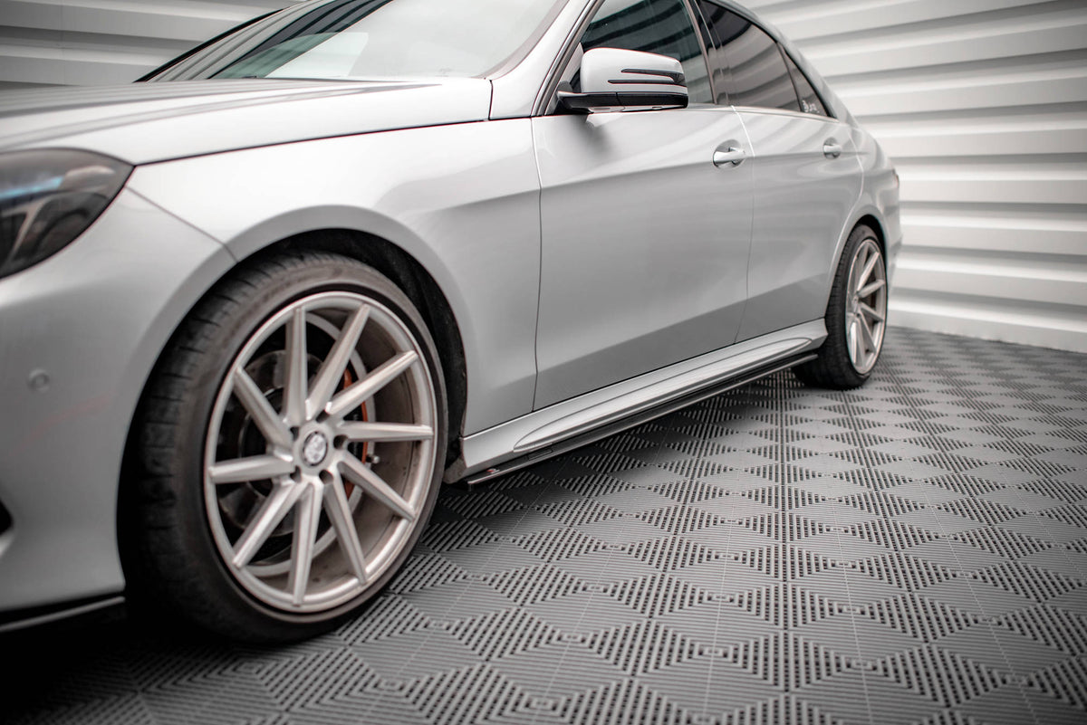 Side Skirts Diffusers suitable for Mercedes-Benz E63 AMG / AMG-Line Sedan W212 Facelift