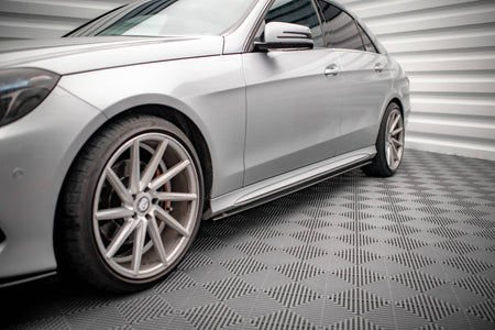 Side Skirts Diffusers suitable for Mercedes-Benz E63 AMG / AMG-Line Sedan W212 Facelift