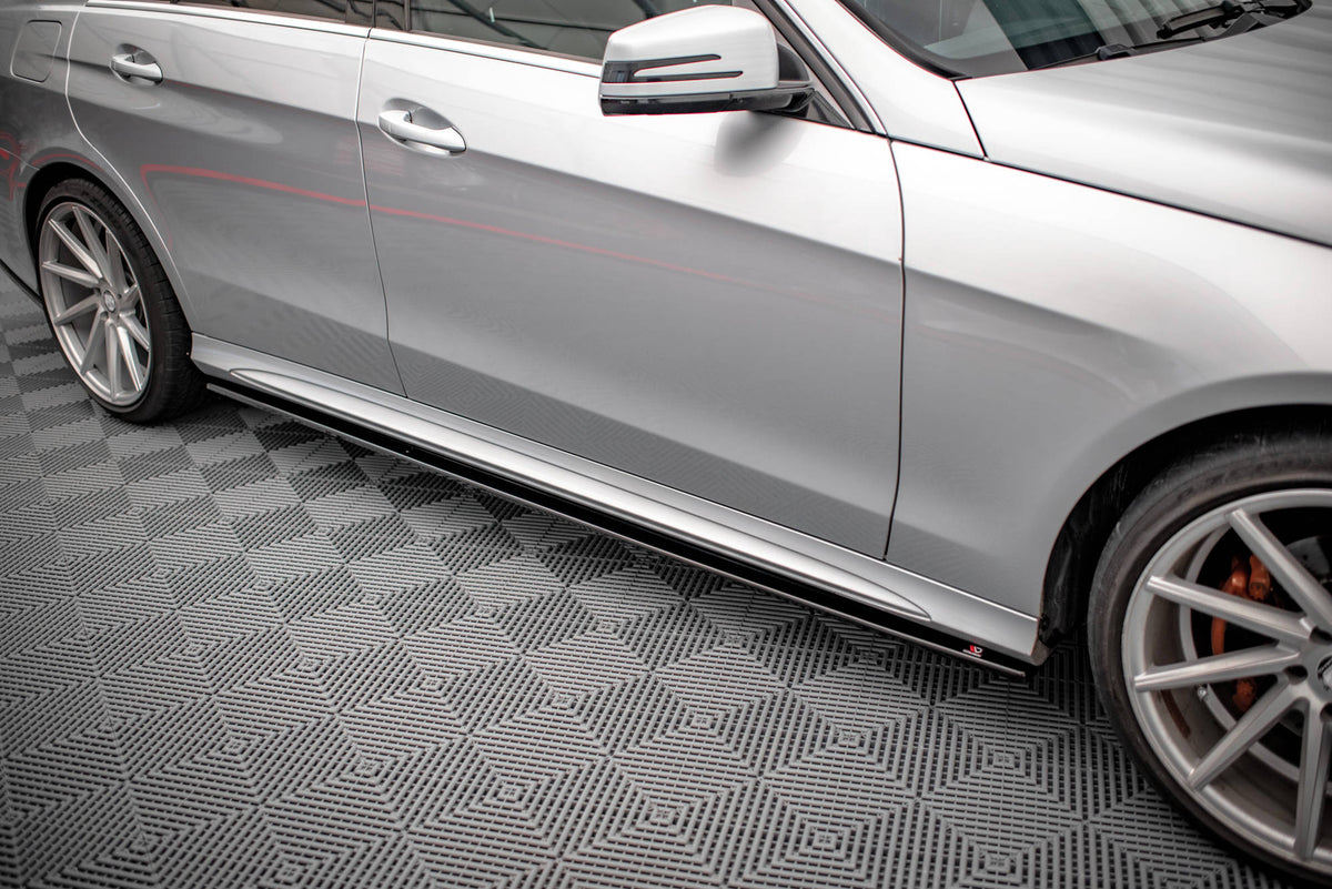 Side Skirts Diffusers suitable for Mercedes-Benz E63 AMG / AMG-Line Sedan W212 Facelift