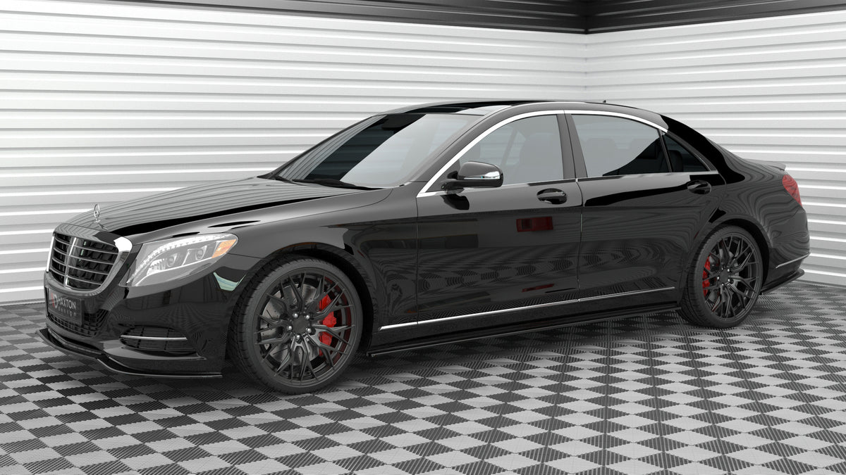 Side Skirts Diffusers suitable for Mercedes-Benz S Long W222