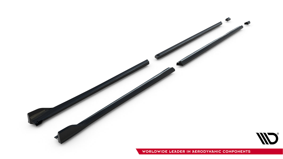 Side Skirts Diffusers suitable for Mercedes-Benz V-Class Long AMG-Line W447 Facelift 2