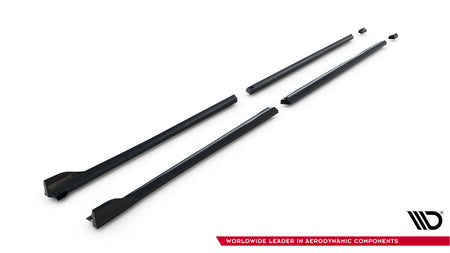 Side Skirts Diffusers suitable for Mercedes-Benz V-Class Long AMG-Line W447 Facelift 2