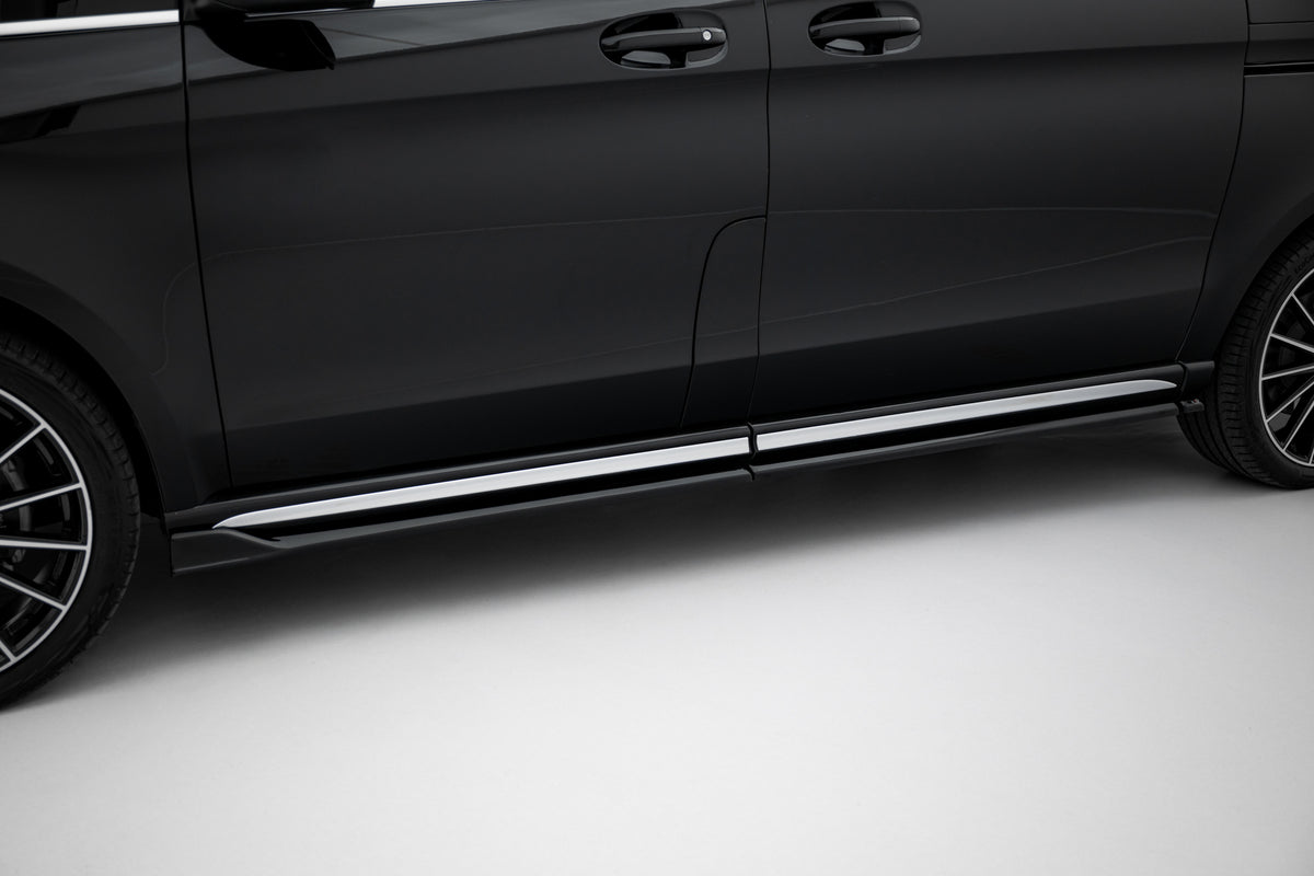 Side Skirts Diffusers suitable for Mercedes-Benz V-Class Long AMG-Line W447 Facelift 2