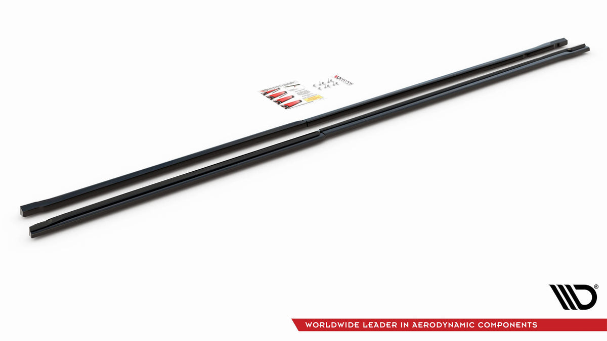 Side Skirts Diffusers suitable for Mercedes-Benz Vito Extra Long W447 Facelift / V Extra Long W447 Facelift / Facelift 2