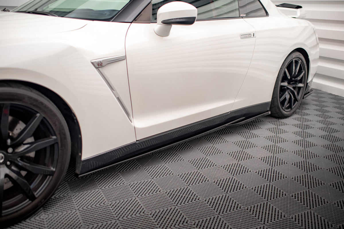 Side Skirts Diffusers suitable for Nissan GTR R35 Facelift
