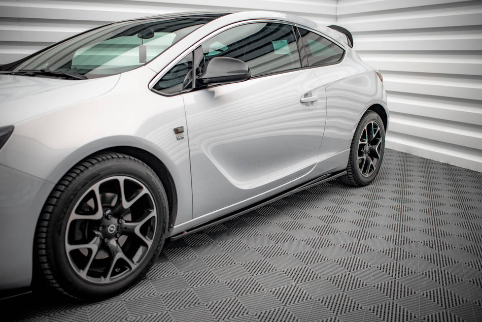 Side Skirts Diffusers suitable for Opel Astra GTC OPC-Line J