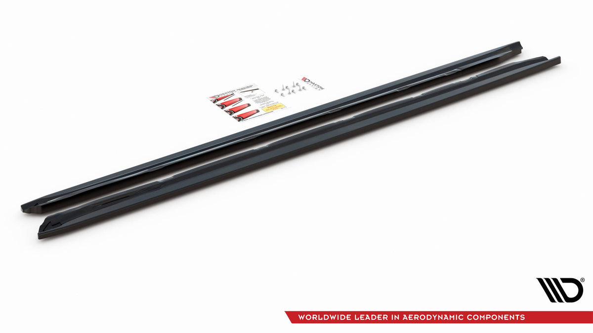 Side Skirts Diffusers suitable for Peugeot 508 GT Mk1 Facelift
