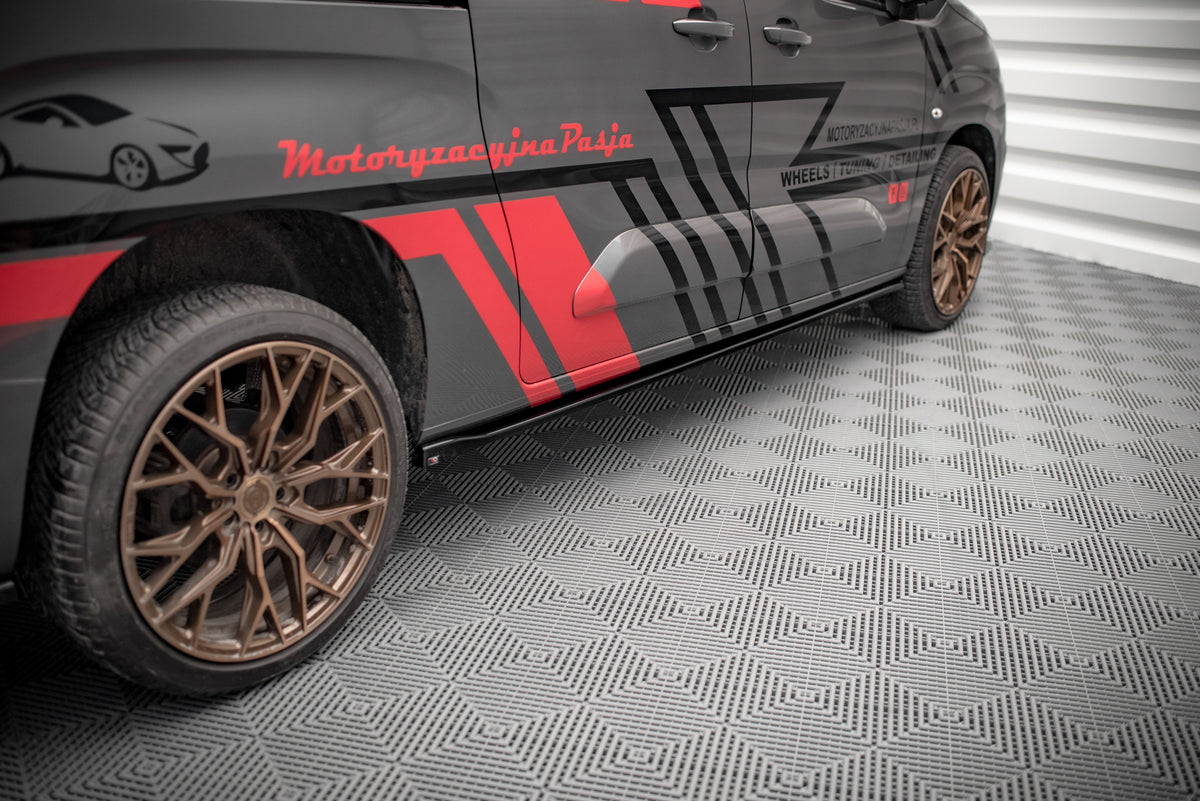 Side Skirts Diffusers suitable for Peugeot Partner Maxi Mk3