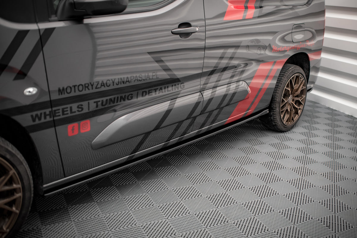 Side Skirts Diffusers suitable for Peugeot Partner Maxi Mk3