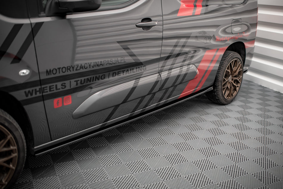 Side Skirts Diffusers suitable for Peugeot Partner Maxi Mk3