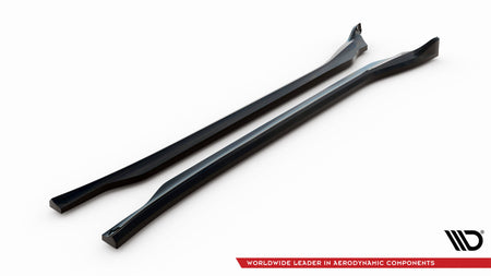 Side Skirts Diffusers suitable for Porsche Cayenne Mk2 Facelift