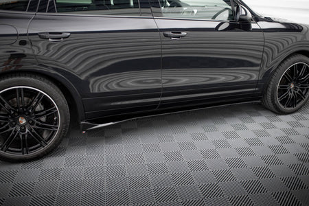 Side Skirts Diffusers suitable for Porsche Cayenne Mk2 Facelift