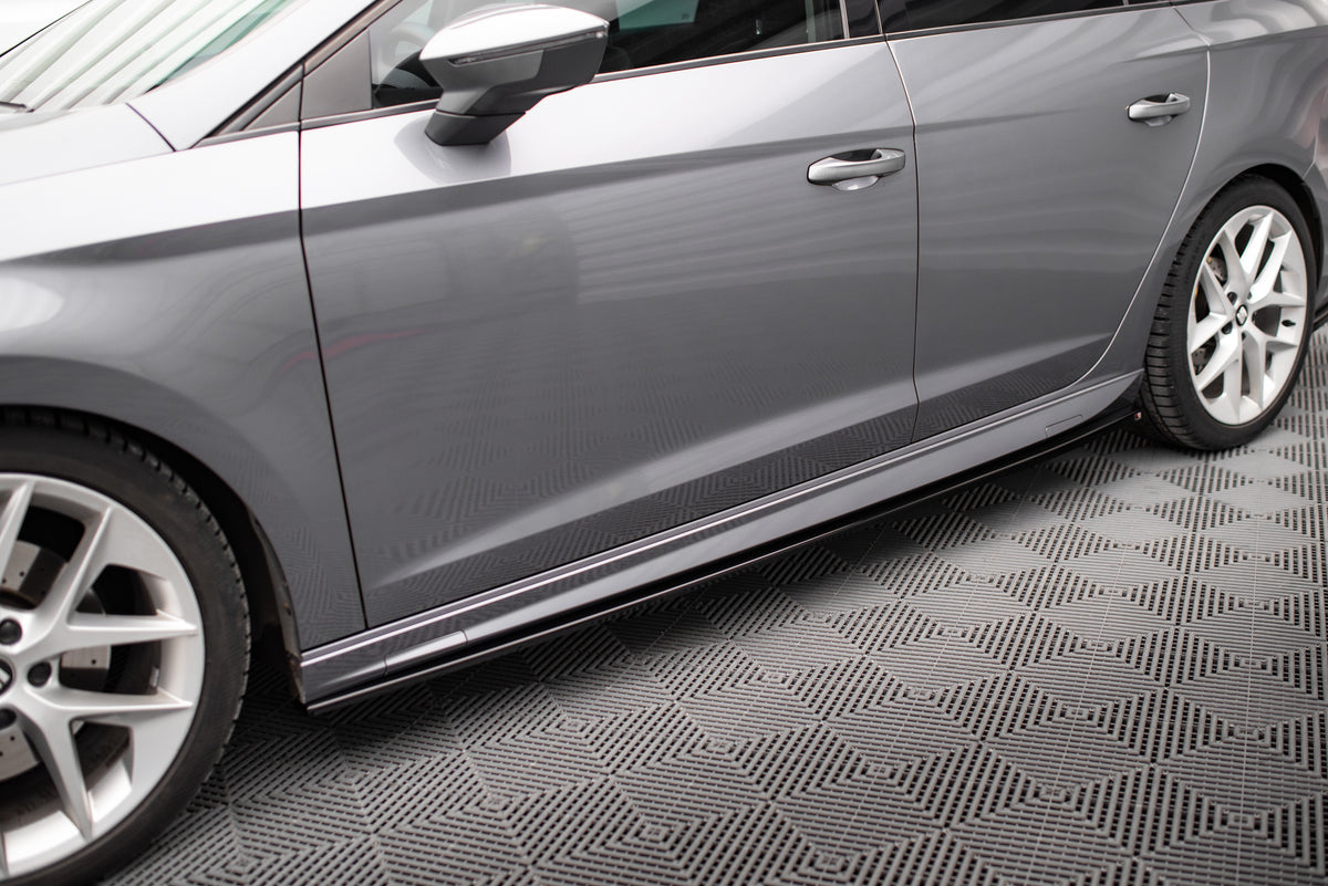 Side Skirts Diffusers suitable for Seat Leon Cupra / FR / Standard Aero Mk3 / Mk3 Facelift