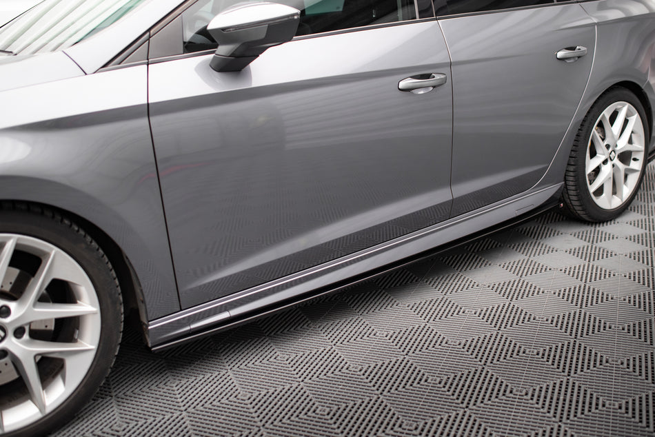 Side Skirts Diffusers suitable for Seat Leon Cupra / FR / Standard Aero Mk3 / Mk3 Facelift