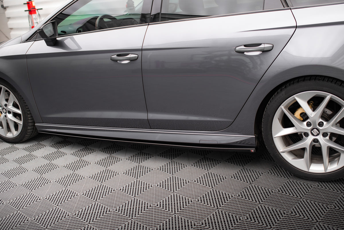 Side Skirts Diffusers suitable for Seat Leon Cupra / FR / Standard Aero Mk3 / Mk3 Facelift