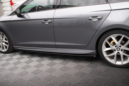 Side Skirts Diffusers suitable for Seat Leon Cupra / FR / Standard Aero Mk3 / Mk3 Facelift