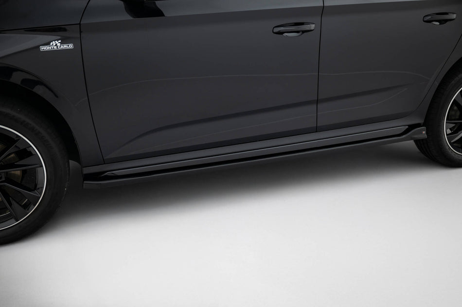 Side Skirts Diffusers suitable for Skoda Kamiq Monte Carlo Mk1 Facelift