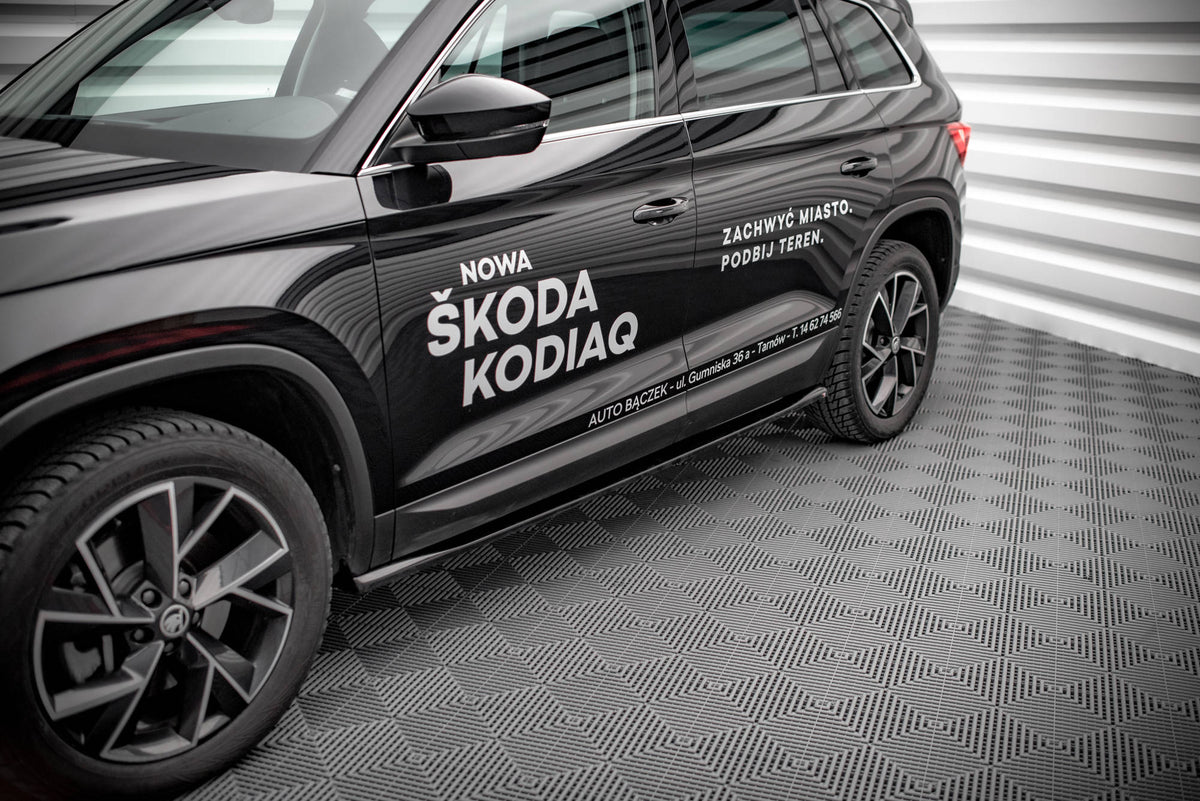 Side Skirts Diffusers suitable for Skoda Kodiaq Mk1 Facelift